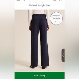 Abercrombie and Fitch Tailored Straight Pant